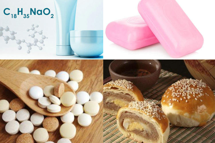 High Purity Sodium Stearate CAS 822-16-2 Food Grade Wholesale USP/BP 99.5% White Fine Powder High Purity Sodium Stearate CAS 822-16-2 Food Grade Wholesale USP/BP 99.5% White Fine Powder